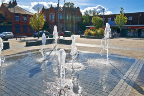 Denton Market Square. Courtesy of tameside.go.uk