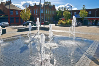 Denton Market Square. Courtesy of tameside.go.uk